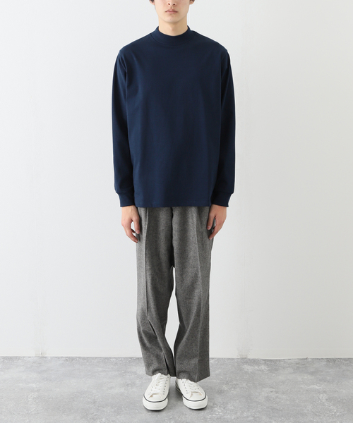 JOURNAL STANDARD(ジャーナルスタンダード)の「【DRESS×JOURNAL STANDARD】別注 JUMBO MOCKNECK L/S(Tシャツ/カットソー・メンズ・ネイビー/ホワイト・LARGE/MEDIUM)」の12枚目の写真