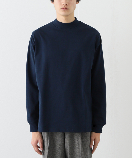 JOURNAL STANDARD(ジャーナルスタンダード)の「【DRESS×JOURNAL STANDARD】別注 JUMBO MOCKNECK L/S(Tシャツ/カットソー・メンズ・ネイビー/ホワイト・LARGE/MEDIUM)」の10枚目の写真
