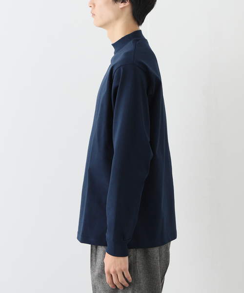 JOURNAL STANDARD(ジャーナルスタンダード)の「【DRESS×JOURNAL STANDARD】別注 JUMBO MOCKNECK L/S(Tシャツ/カットソー・メンズ・ネイビー/ホワイト・LARGE/MEDIUM)」の6枚目の写真