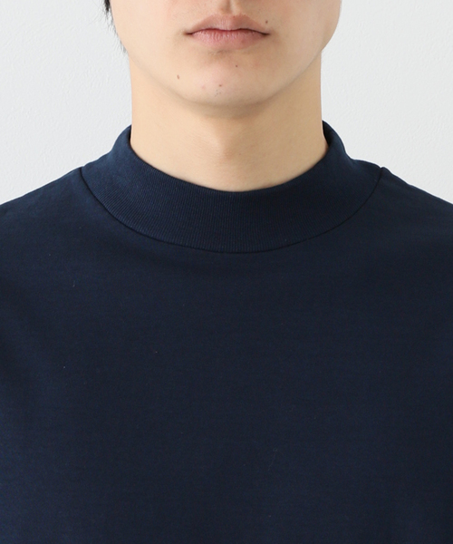 JOURNAL STANDARD(ジャーナルスタンダード)の「【DRESS×JOURNAL STANDARD】別注 JUMBO MOCKNECK L/S(Tシャツ/カットソー・メンズ・ネイビー/ホワイト・LARGE/MEDIUM)」の3枚目の写真