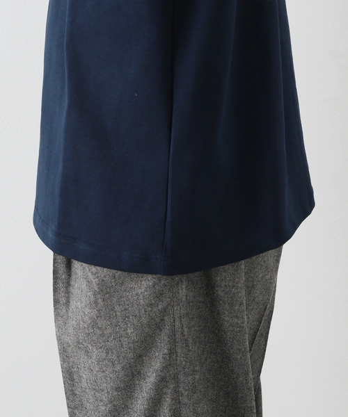 JOURNAL STANDARD(ジャーナルスタンダード)の「【DRESS×JOURNAL STANDARD】別注 JUMBO MOCKNECK L/S(Tシャツ/カットソー・メンズ・ネイビー/ホワイト・LARGE/MEDIUM)」の13枚目の写真
