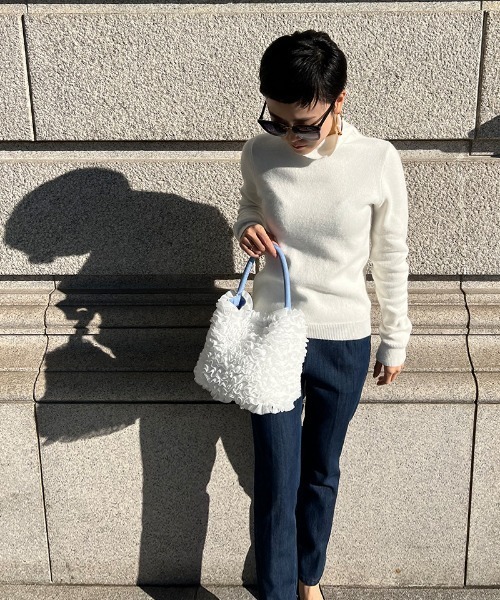 JENNE(ジェンヌ)の「JENNE裏起毛 デニムパンツ(デニムパンツ・レディース・ネイビー・MEDIUM/SMALL/LARGE/X-SMALL)」の8枚目の写真