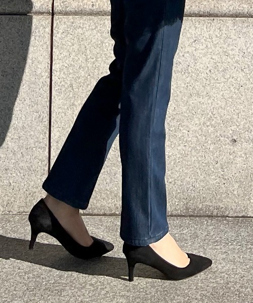 JENNE(ジェンヌ)の「JENNE裏起毛 デニムパンツ(デニムパンツ・レディース・ネイビー・MEDIUM/SMALL/LARGE/X-SMALL)」の10枚目の写真