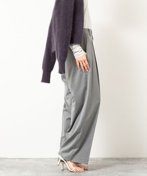 NOLLEY’S(ノーリーズ)の「ウォッシャブル GENTLEMANパンツ(その他パンツ・レディース・グレー/ブラック・36/38)」の21枚目の写真
