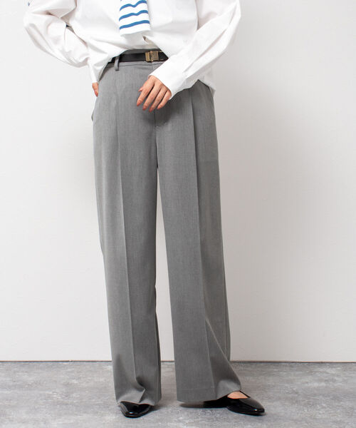 NOLLEY’S(ノーリーズ)の「ウォッシャブル GENTLEMANパンツ(その他パンツ・レディース・グレー/ブラック・36/38)」の22枚目の写真