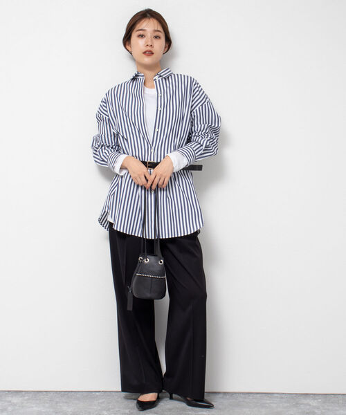 NOLLEY’S(ノーリーズ)の「ウォッシャブル GENTLEMANパンツ(その他パンツ・レディース・グレー/ブラック・36/38)」の9枚目の写真