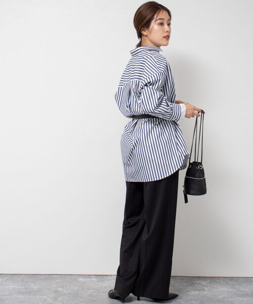 NOLLEY’S(ノーリーズ)の「ウォッシャブル GENTLEMANパンツ(その他パンツ・レディース・グレー/ブラック・36/38)」の15枚目の写真