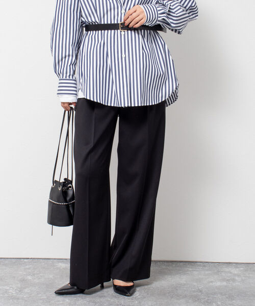 NOLLEY’S(ノーリーズ)の「ウォッシャブル GENTLEMANパンツ(その他パンツ・レディース・グレー/ブラック・36/38)」の18枚目の写真