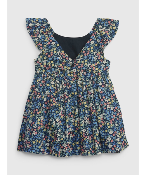 GAP（ギャップ）の「フラッタースリーブ フローラルワンピース (ベビー)（ワンピース・キッズ・マルチ・3-6M/6-12M/12-18M/18-24M）」の2枚目の写真