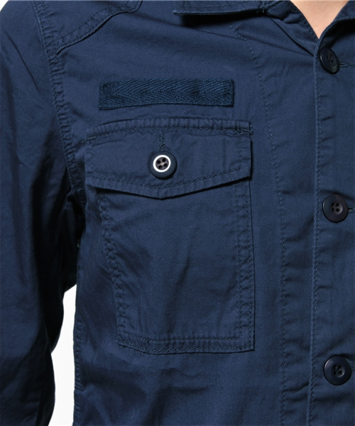 WHO'S WHO gallery（フーズフーギャラリー）の「【Em@//ONE】ミリタリーシャツ（シャツ/ブラウス・メンズ・カーキ/ネイビー・LARGE/MEDIUM）」の11枚目の写真