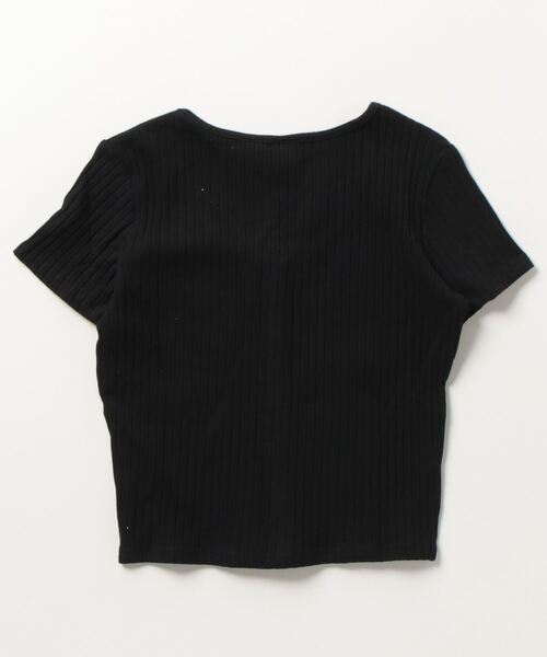 ROXY(ロキシー)の「ROXY/ロキシー RST231637T ムラサキスポーツ別注 ワンポイント 刺繍ロゴ 細身シルエット RST231637T(Tシャツ/カットソー・レディース・ブラック/グリーン/ホワイト・L/M)」の4枚目の写真