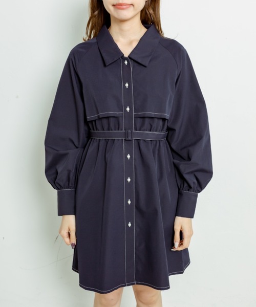 【即日発送⭕️・未開封】　OLIVE des OLIVE　ミニワンピース OLIVE des OLIVE/【OLIVE des OLIVE】胸ギャザーレースミニ