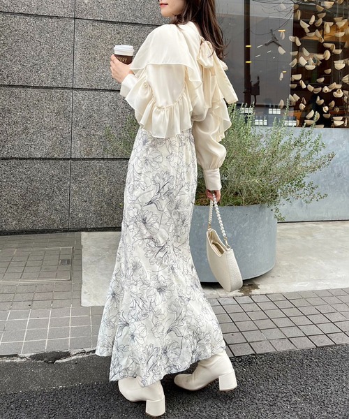 新品 youa by NT ユーア リボンウィングブラウス ブラウス