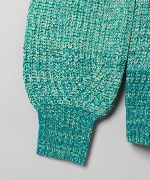 JEANASIS（ジーナシス）の「3GマルチカラーボーダーVカーディガン/186140（カーディガン/ボレロ・レディース・グリーン系その他/オレンジ系その他/マルチ・FREE）」の15枚目の写真