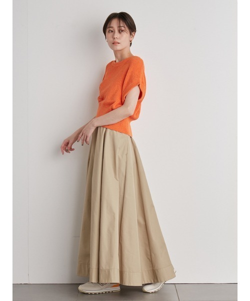 emmi（エミ）の「【emmi atelier】ニット×ボリュームスカートセットアップ（スカート・レディース・アイボリー/オレンジ/グレー・1/0）」の11枚目の写真