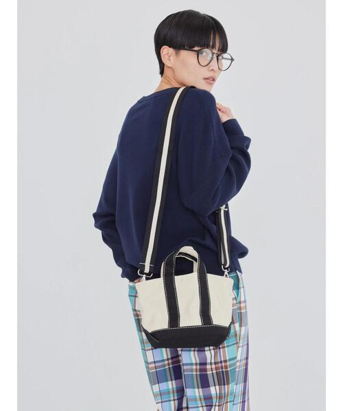 AMERICAN HOLIC（アメリカンホリック）の「キャンバスミニショルダーBAG（ショルダーバッグ・レディース・アイボリー/ブラック・FREE）」の20枚目の写真