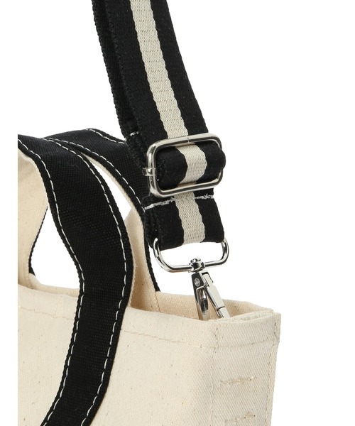 AMERICAN HOLIC（アメリカンホリック）の「キャンバスミニショルダーBAG（ショルダーバッグ・レディース・アイボリー/ブラック・FREE）」の14枚目の写真