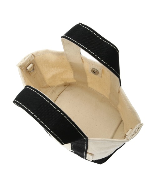 AMERICAN HOLIC（アメリカンホリック）の「キャンバスミニショルダーBAG（ショルダーバッグ・レディース・アイボリー/ブラック・FREE）」の15枚目の写真