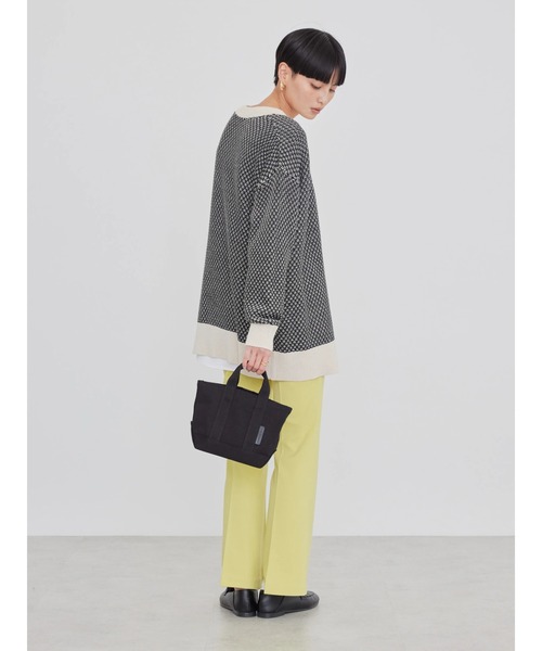 AMERICAN HOLIC（アメリカンホリック）の「キャンバスミニショルダーBAG（ショルダーバッグ・レディース・アイボリー/ブラック・FREE）」の4枚目の写真