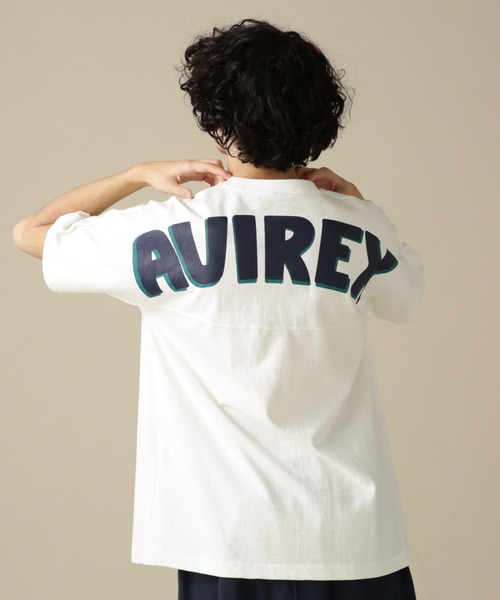 AVIREX(アヴィレックス)の「BIG LOGO CREW NECK T-SHIRT / ビッグロゴ クルーネック Tシャツ / AVIREX / アヴィレックス(Tシャツ/カットソー・メンズ・イエロー/ホワイト/ライトグレー/ロイヤルブルー/グリーン・MEDIUM/LARGE/X-LARGE/XX-LARGE/XL/M/L/2XL)」の2枚目の写真