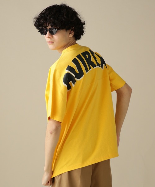 AVIREX(アヴィレックス)の「BIG LOGO CREW NECK T-SHIRT / ビッグロゴ クルーネック Tシャツ / AVIREX / アヴィレックス(Tシャツ/カットソー・メンズ・イエロー/ホワイト/ライトグレー/ロイヤルブルー/グリーン・MEDIUM/LARGE/X-LARGE/XX-LARGE/XL/M/L/2XL)」の5枚目の写真