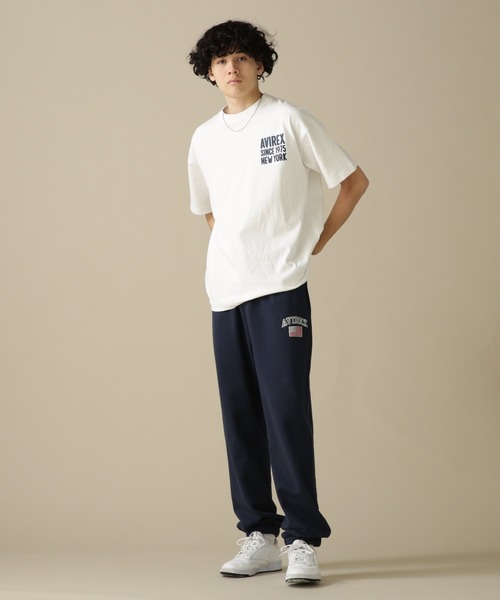 AVIREX(アヴィレックス)の「BIG LOGO CREW NECK T-SHIRT / ビッグロゴ クルーネック Tシャツ / AVIREX / アヴィレックス(Tシャツ/カットソー・メンズ・イエロー/ホワイト/ライトグレー/ロイヤルブルー/グリーン・MEDIUM/LARGE/X-LARGE/XX-LARGE/XL/M/L/2XL)」の8枚目の写真