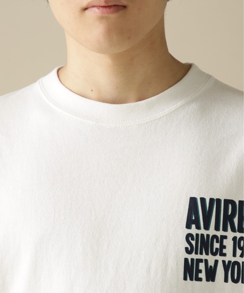 AVIREX(アヴィレックス)の「BIG LOGO CREW NECK T-SHIRT / ビッグロゴ クルーネック Tシャツ / AVIREX / アヴィレックス(Tシャツ/カットソー・メンズ・イエロー/ホワイト/ライトグレー/ロイヤルブルー/グリーン・MEDIUM/LARGE/X-LARGE/XX-LARGE/XL/M/L/2XL)」の12枚目の写真