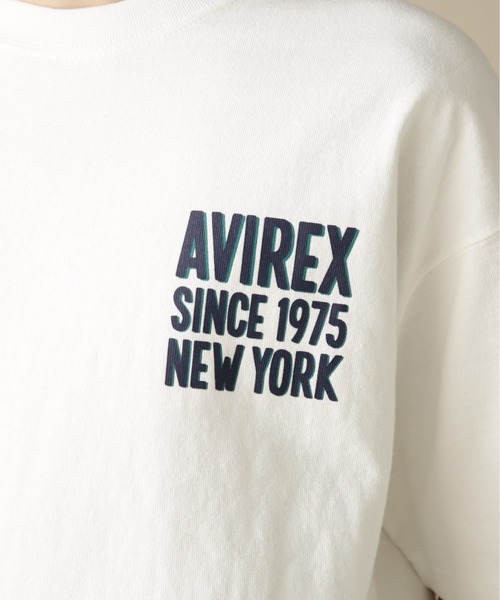 AVIREX(アヴィレックス)の「BIG LOGO CREW NECK T-SHIRT / ビッグロゴ クルーネック Tシャツ / AVIREX / アヴィレックス(Tシャツ/カットソー・メンズ・イエロー/ホワイト/ライトグレー/ロイヤルブルー/グリーン・MEDIUM/LARGE/X-LARGE/XX-LARGE/XL/M/L/2XL)」の13枚目の写真