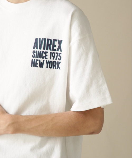 AVIREX(アヴィレックス)の「BIG LOGO CREW NECK T-SHIRT / ビッグロゴ クルーネック Tシャツ / AVIREX / アヴィレックス(Tシャツ/カットソー・メンズ・イエロー/ホワイト/ライトグレー/ロイヤルブルー/グリーン・MEDIUM/LARGE/X-LARGE/XX-LARGE/XL/M/L/2XL)」の14枚目の写真