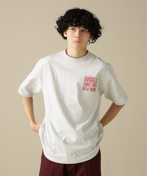 AVIREX(アヴィレックス)の「BIG LOGO CREW NECK T-SHIRT / ビッグロゴ クルーネック Tシャツ / AVIREX / アヴィレックス(Tシャツ/カットソー・メンズ・イエロー/ホワイト/ライトグレー/ロイヤルブルー/グリーン・MEDIUM/LARGE/X-LARGE/XX-LARGE/XL/M/L/2XL)」の15枚目の写真