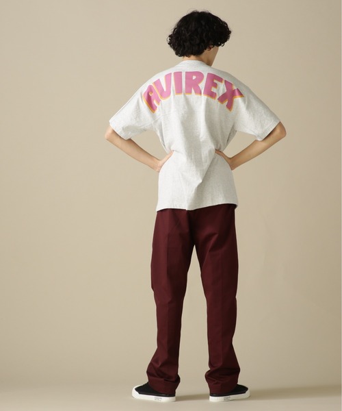 AVIREX(アヴィレックス)の「BIG LOGO CREW NECK T-SHIRT / ビッグロゴ クルーネック Tシャツ / AVIREX / アヴィレックス(Tシャツ/カットソー・メンズ・イエロー/ホワイト/ライトグレー/ロイヤルブルー/グリーン・MEDIUM/LARGE/X-LARGE/XX-LARGE/XL/M/L/2XL)」の16枚目の写真