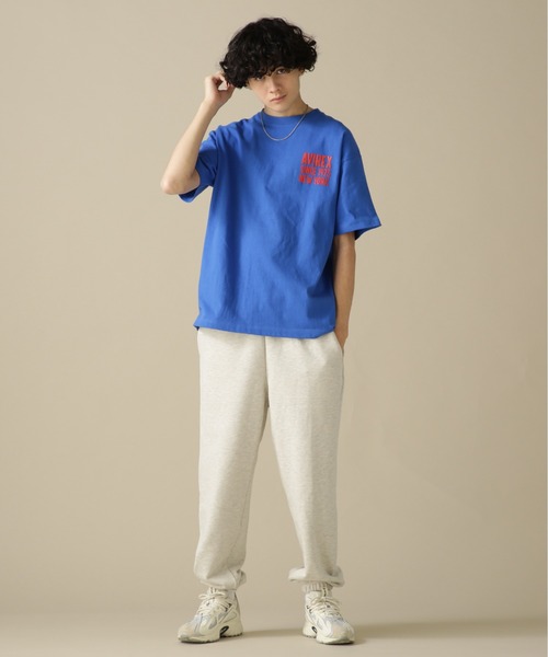 AVIREX(アヴィレックス)の「BIG LOGO CREW NECK T-SHIRT / ビッグロゴ クルーネック Tシャツ / AVIREX / アヴィレックス(Tシャツ/カットソー・メンズ・イエロー/ホワイト/ライトグレー/ロイヤルブルー/グリーン・MEDIUM/LARGE/X-LARGE/XX-LARGE/XL/M/L/2XL)」の19枚目の写真