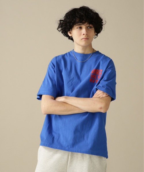 AVIREX(アヴィレックス)の「BIG LOGO CREW NECK T-SHIRT / ビッグロゴ クルーネック Tシャツ / AVIREX / アヴィレックス(Tシャツ/カットソー・メンズ・イエロー/ホワイト/ライトグレー/ロイヤルブルー/グリーン・MEDIUM/LARGE/X-LARGE/XX-LARGE/XL/M/L/2XL)」の20枚目の写真