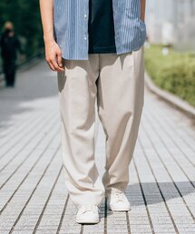 EDIFICE | 【LA BOUCLE / ラブークル】1タック イージーパンツ（スラブ オックス）(その他パンツ)