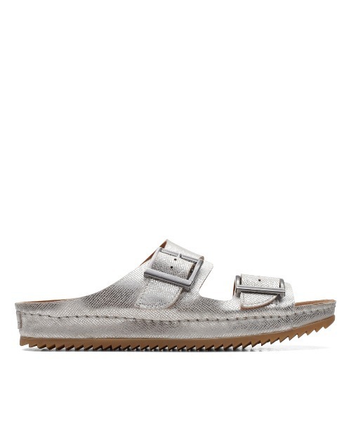 CLARKS コンフォート メタリック フラット サンダル ビーサン Amazon | Clarks (クラークス) レディース Drift Jaunt フラット