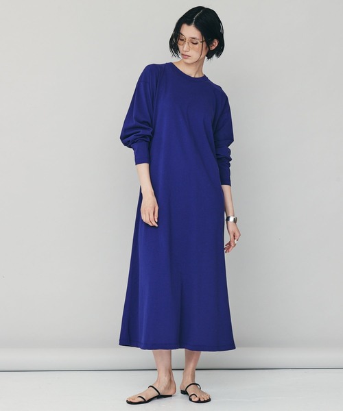 美品 カレンソロジー ツイストジャージーワンピース ロング
