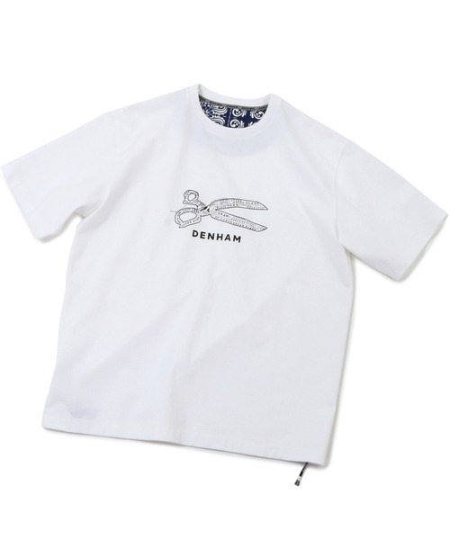 MEN'S BIGI（メンズビギ）の「【DENHAM/デンハム】シザープリントハーフスリーブTシャツ（Tシャツ/カットソー・メンズ・ブラック/ホワイト・02/03）」の2枚目の写真