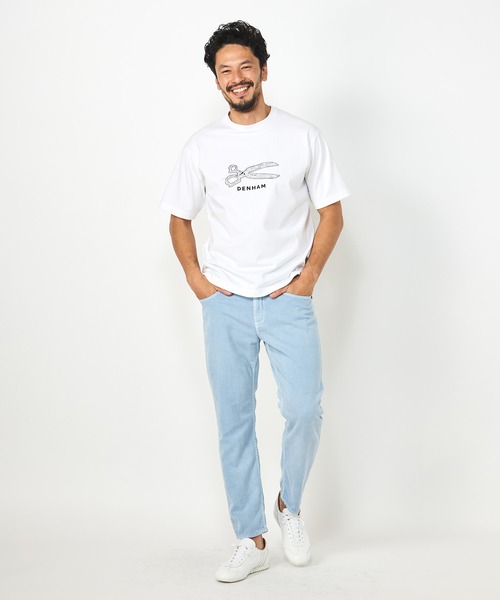 MEN'S BIGI（メンズビギ）の「【DENHAM/デンハム】シザープリントハーフスリーブTシャツ（Tシャツ/カットソー・メンズ・ブラック/ホワイト・02/03）」の14枚目の写真
