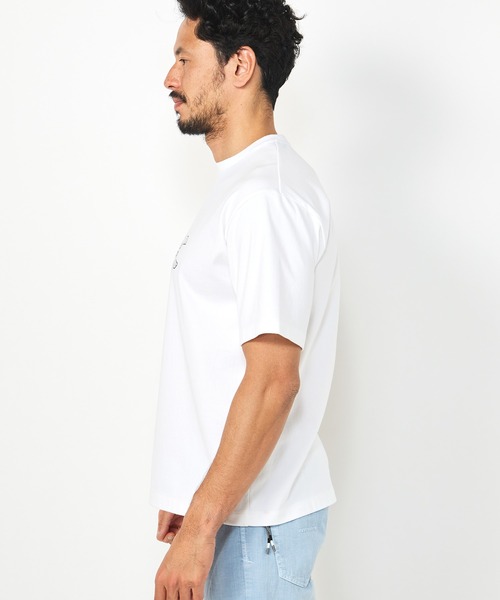 MEN'S BIGI（メンズビギ）の「【DENHAM/デンハム】シザープリントハーフスリーブTシャツ（Tシャツ/カットソー・メンズ・ブラック/ホワイト・02/03）」の5枚目の写真