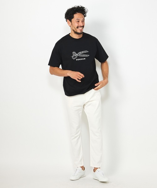 MEN'S BIGI（メンズビギ）の「【DENHAM/デンハム】シザープリントハーフスリーブTシャツ（Tシャツ/カットソー・メンズ・ブラック/ホワイト・02/03）」の16枚目の写真