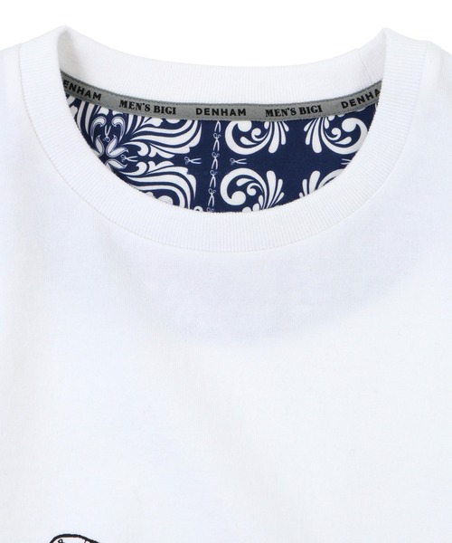 MEN'S BIGI（メンズビギ）の「【DENHAM/デンハム】シザープリントハーフスリーブTシャツ（Tシャツ/カットソー・メンズ・ブラック/ホワイト・02/03）」の9枚目の写真