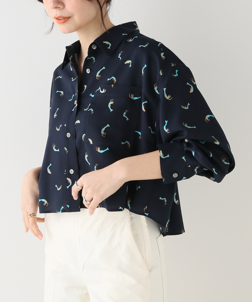 Spick & Span 黒/白水玉 半袖シャツ FREE 楽天市場】Spick & Span（柄ドット・水玉）（シャツ・ブラウス