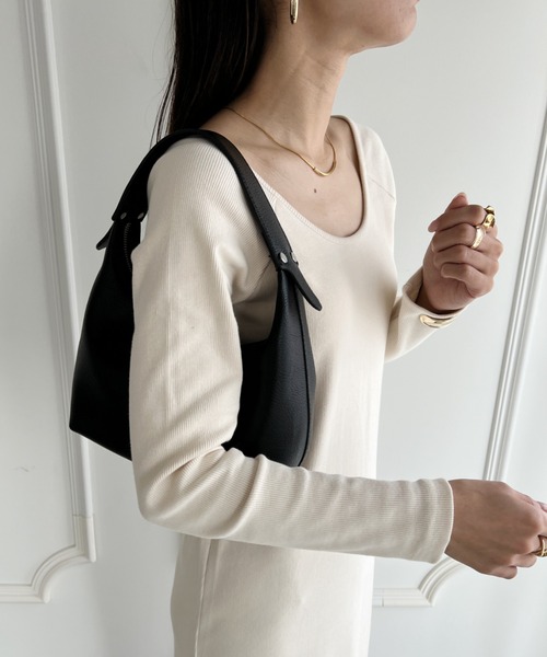wears(ウェアーズ)の「PUワンハンドルバッグ(ハンドバッグ・レディース・ホワイト/ブラック/グリーン・FREE)」の8枚目の写真