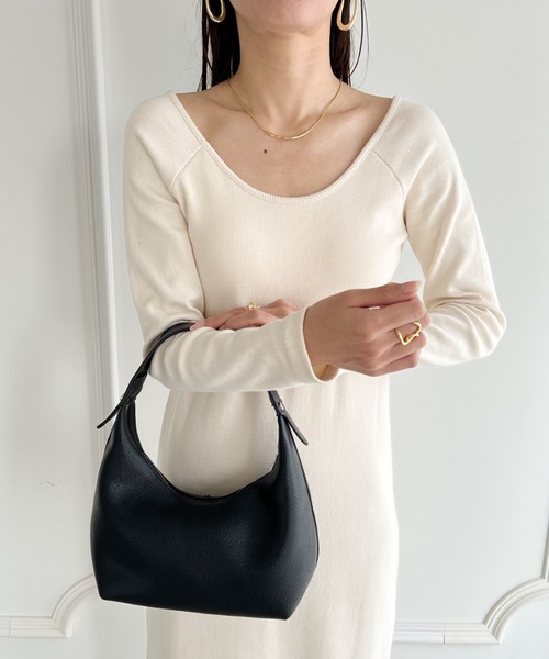 wears(ウェアーズ)の「PUワンハンドルバッグ(ハンドバッグ・レディース・ホワイト/ブラック/グリーン・FREE)」の4枚目の写真