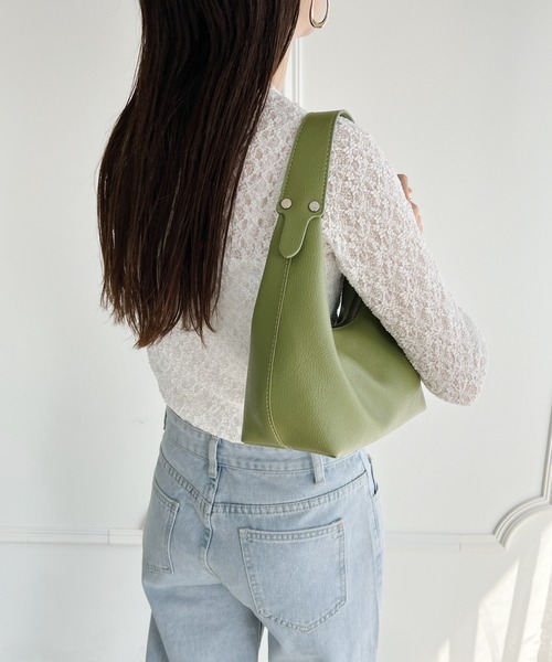 wears(ウェアーズ)の「PUワンハンドルバッグ(ハンドバッグ・レディース・ホワイト/ブラック/グリーン・FREE)」の21枚目の写真