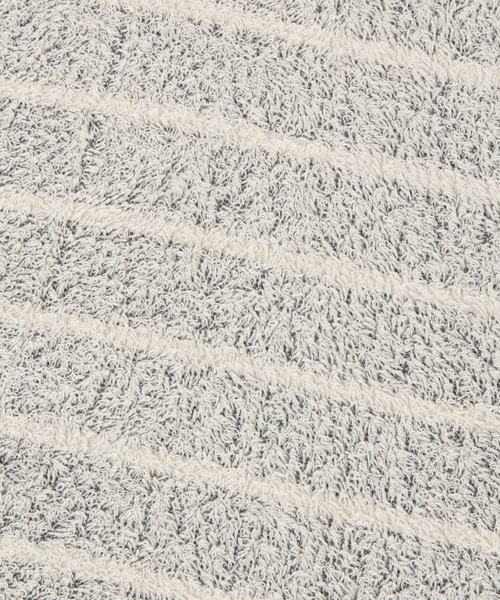 studio CLIP(スタディオクリップ)の「【daily CLIP】泉州ボーダーハンドタオル(ハンカチ/ハンドタオル・レディース・ブラウン/グレー/グリーン・FREE)」の4枚目の写真