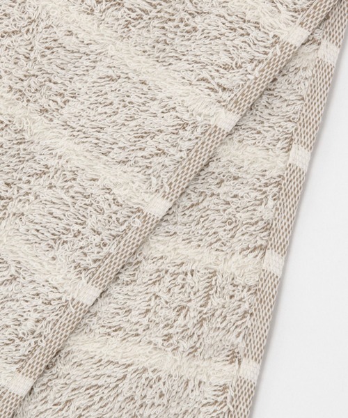 studio CLIP(スタディオクリップ)の「【daily CLIP】泉州ボーダーハンドタオル(ハンカチ/ハンドタオル・レディース・ブラウン/グレー/グリーン・FREE)」の8枚目の写真