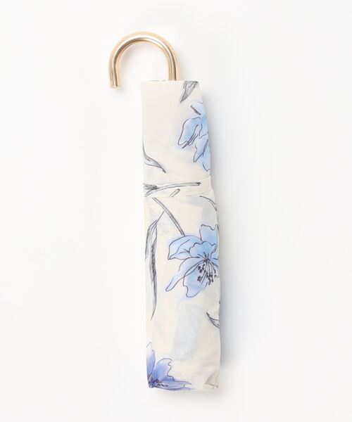 Dita（ディータ）の「アクアラインフラワー ミニ（折りたたみ傘・レディース・アイボリー/グリーン/グレー・FREE）」の8枚目の写真