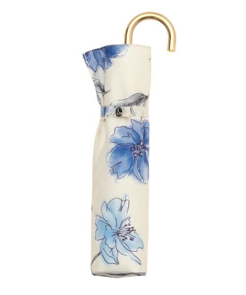 Dita（ディータ）の「アクアラインフラワー ミニ（折りたたみ傘・レディース・アイボリー/グリーン/グレー・FREE）」の5枚目の写真