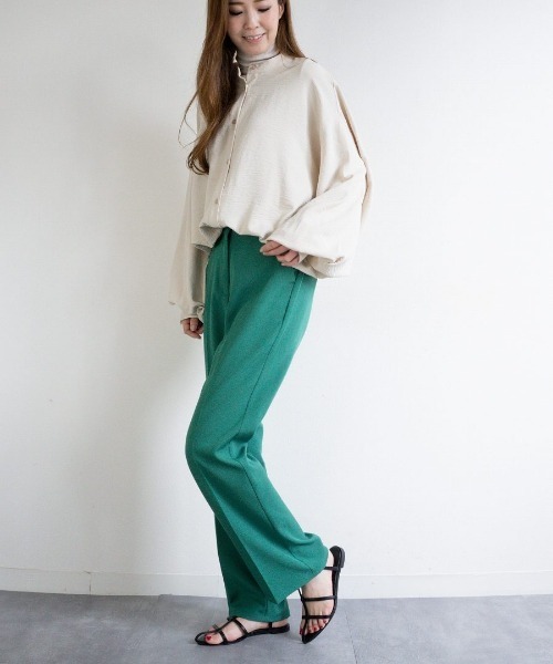 Fabby fabby（ファビィーファビィー）の「ネックベルトストラップフラットサンダル（サンダル・レディース・グリーン/オフホワイト/ブラック/イエロー/ベージュ/シルバー・MEDIUM/SMALL/LARGE）」の15枚目の写真